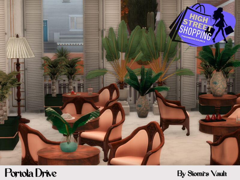 Portola Drive: A Decorative Delight 5 sims 4 cc portola drive by siomisvault 2
