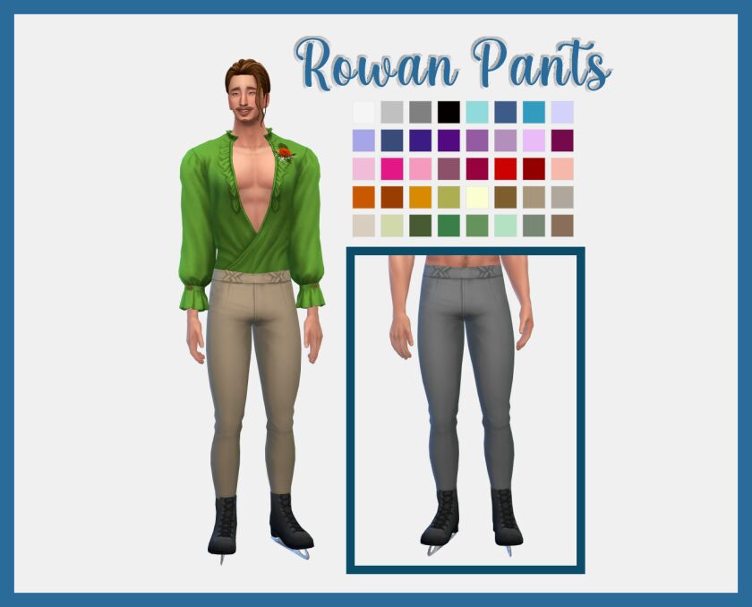 Stylish Rowan Pants Download 1 Stylish Rowan Pants Download Sims 4 CC