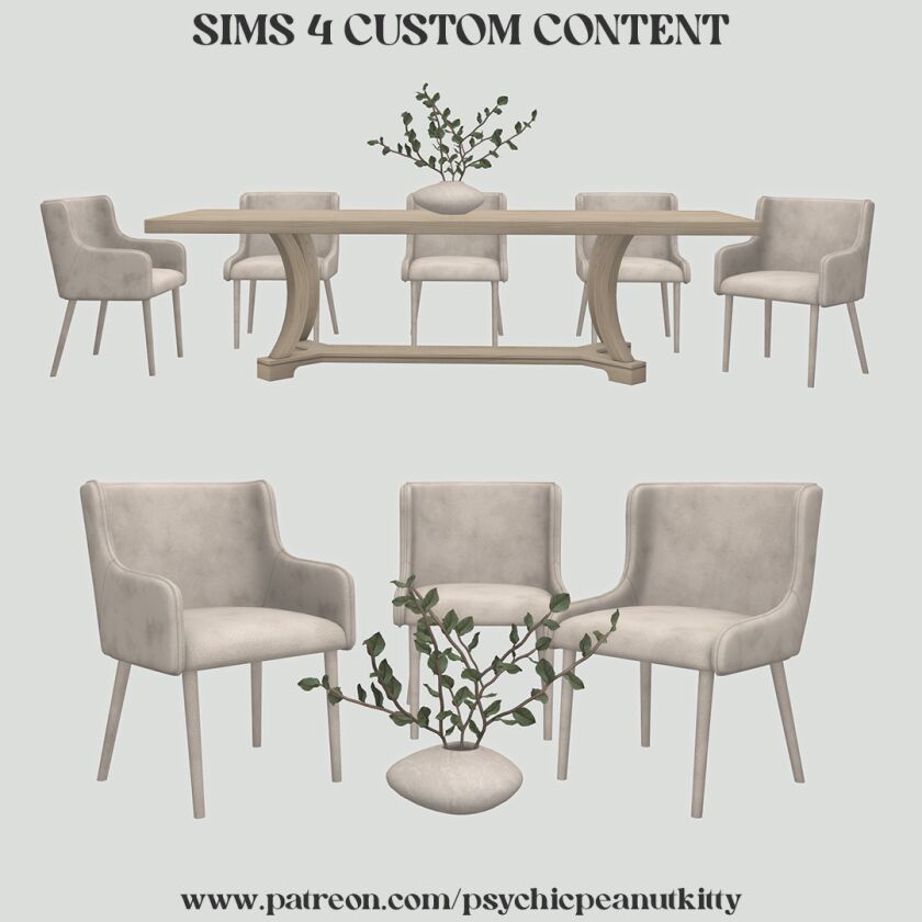 September 2024 Dining Room 1 September 2024 Dining Room Sims 4 CC