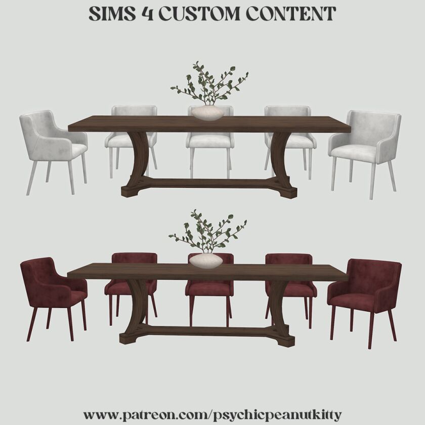 September 2024 Dining Room 2 sims 4 cc september 2024 dining room 6