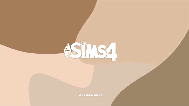 Serena | Brown & Beige Opening Screen Override 5 sims 4 cc serena brown beige opening screen override 2