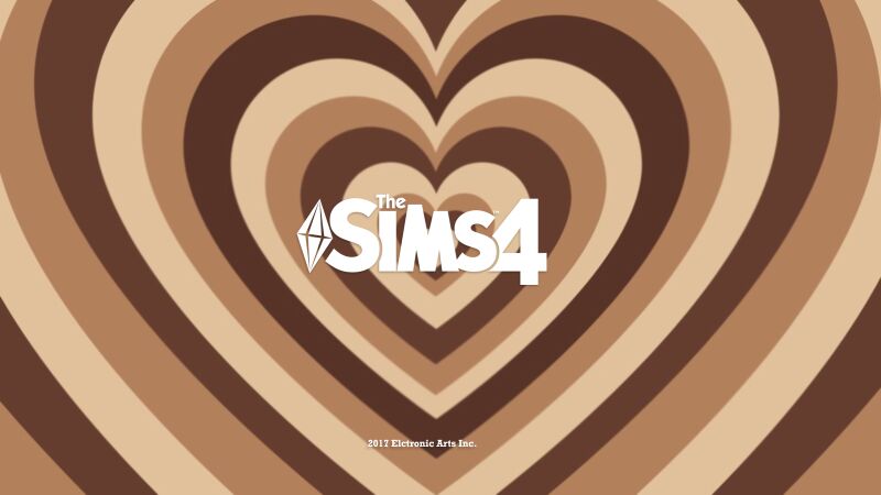 Serena | Brown & Beige Opening Screen Override 2 sims 4 cc serena brown beige opening screen override 4