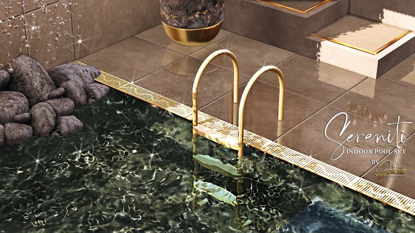 Sereniti Indoor Pool Set with Free Gift 11 sims 4 cc sereniti free gift 10