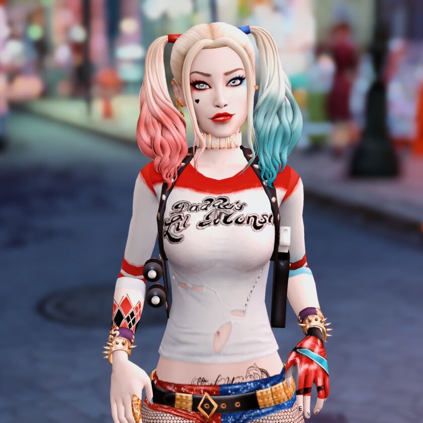 Sim Dump: Harley Quinn 6 sims 4 cc sim dump harley quinn 3