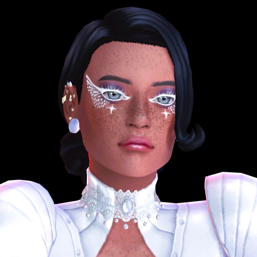 Simblreen 2024 Gift: Eyeliner + Lipstick SET 1 Simblreen 2024 Gift: Eyeliner + Lipstick SET Sims 4 CC