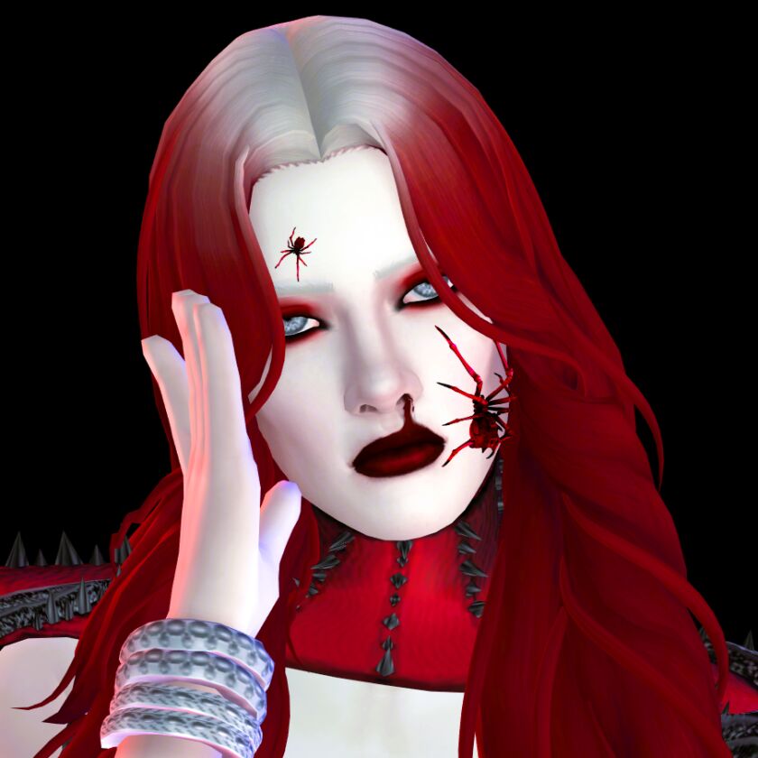 Simblreen 2024 Gift: Eyeliner + Lipstick SET 2 sims 4 cc simblreen 2024 gift eyeliner lipstick set 3