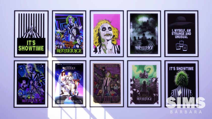 Sims 4 - Beetlejuice Poster Wall Art Prints 💚 5 sims 4 cc sims 4 beetlejuice poster wall art prints 7