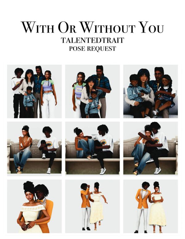 With Or Without You - A Talented Trait 1 With Or Without You – A Talented Trait Sims 4 CC