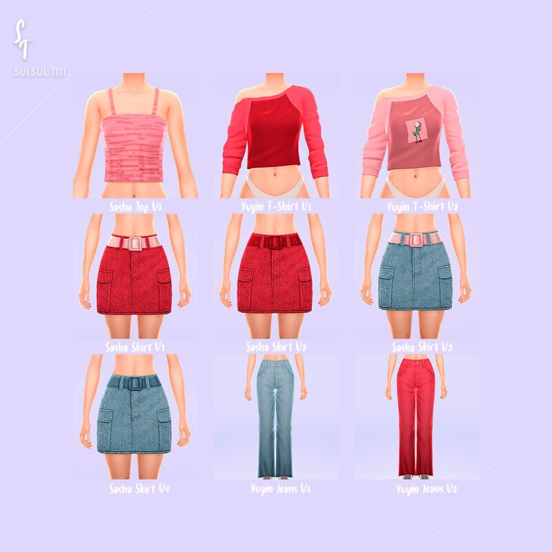 Teenage Dream by SulSulTiti 2 sims 4 cc teenage dream by sulsultiti 2