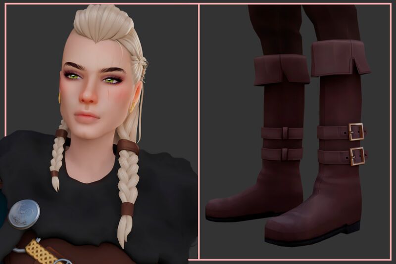 The Sims 4 Eivor Set by HelenaVtulya 2 sims 4 cc the sims 4 eivor set by helenavtulya 2