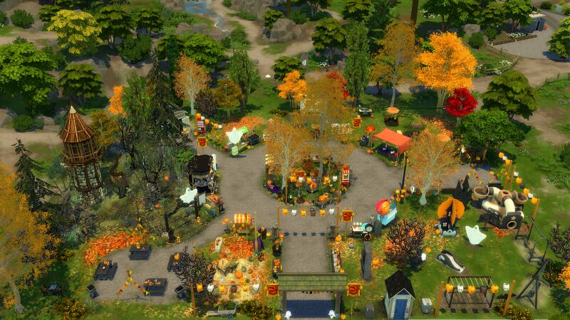 Trick OR Treat Park by SimsClutterChaos 6 sims 4 cc trick or treat park by simsclutterchaos 2
