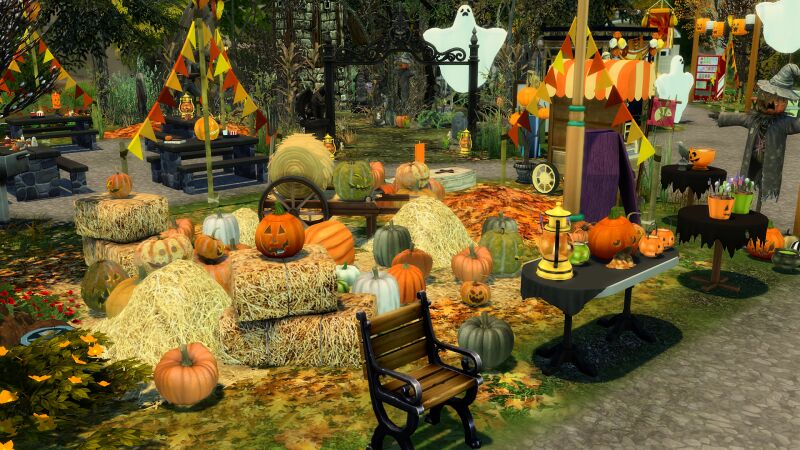 Trick OR Treat Park by SimsClutterChaos 3 sims 4 cc trick or treat park by simsclutterchaos 5