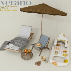 Verano Set for Your Outdoor Oasis Sims 4 CC
