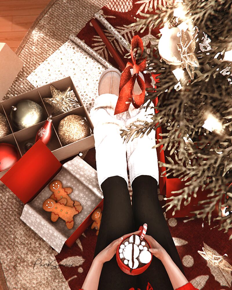 Waiting For Christmas by ParisSimmer 10 sims 4 cc waiting for christmas by parissimmer 2