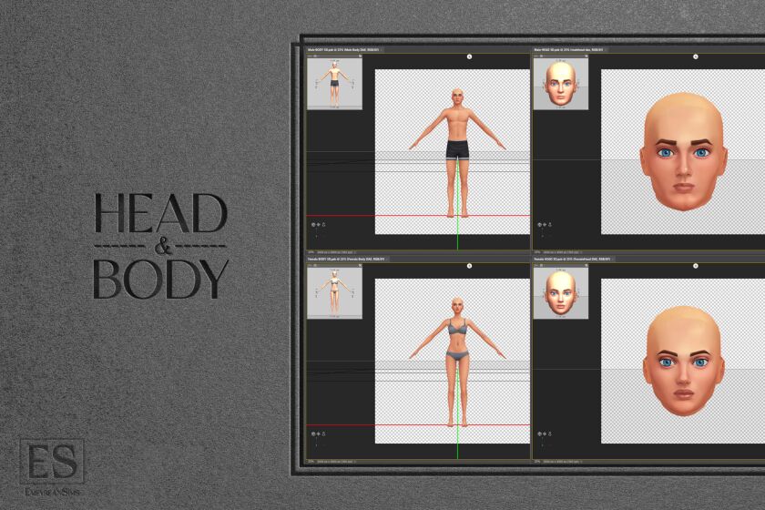 3D Male Head for Facemask Creators 1 3D Male Head for Facemask Creators Sims 4 CC