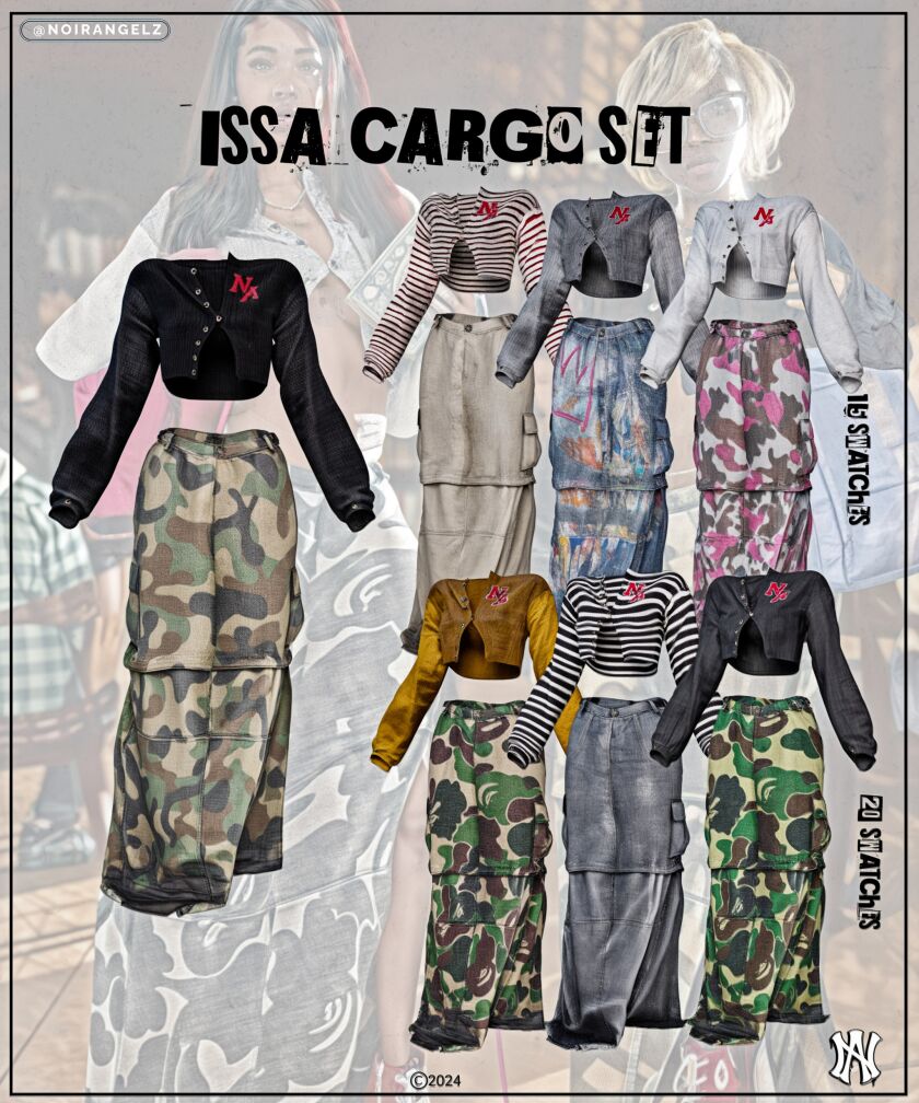 -NA- Issa Cargo Set 4 sims 4 cc ℕ𝔸 𝕀𝕤𝕤𝕒 ℂ𝕒𝕣𝕘𝕠 𝕤𝕖𝕥 4