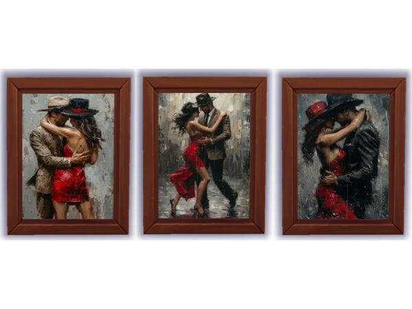 Tango Dance Canvas Wall Art 1 Tango Dance Canvas Wall Art Sims 4 CC