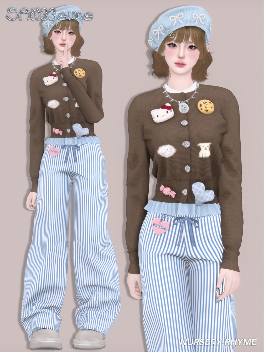 🖤【333】Nursery-Rhyme 5 sims 4 cc 333nursery rhyme 2