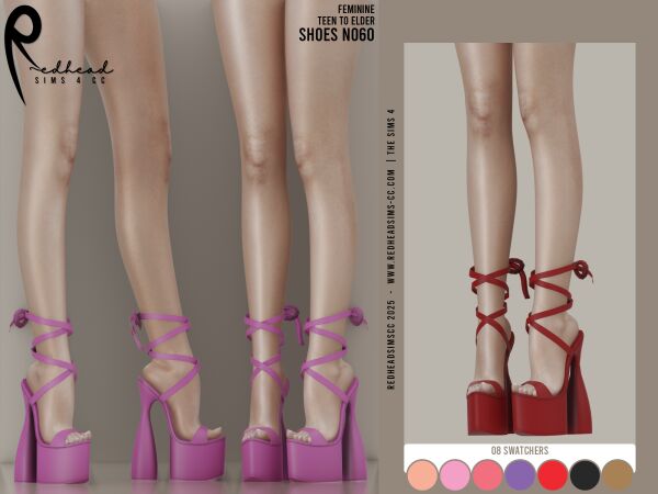 Stylish AF Shoes N60 for Your Collection 1 Stylish AF Shoes N60 for Your Collection Sims 4 CC