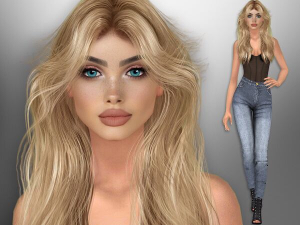 Alessandra Selby by Divaka45 1 Alessandra Selby by Divaka45 Sims 4 CC