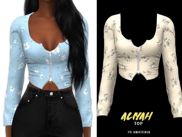 Aliyah Top 1 Aliyah Top Sims 4 CC