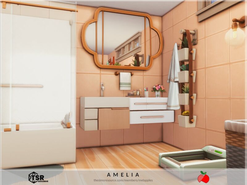 Amelia - NO CC by Melapples 5 sims 4 cc amelia no cc by melapples 4