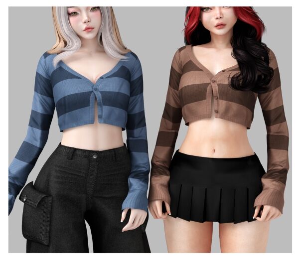 Amore Cardigan 1 Amore Cardigan Sims 4 CC