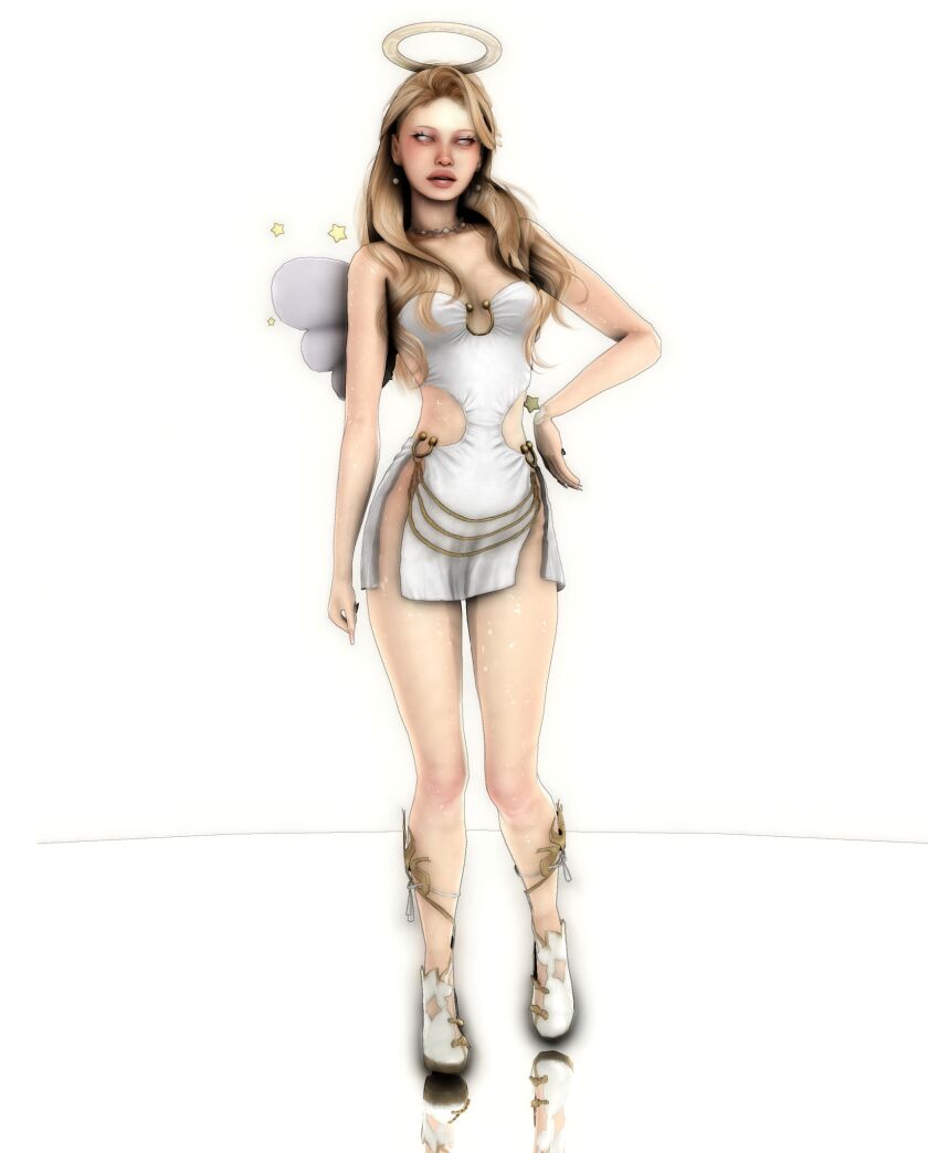 Angel🤍🪽✨ 5 sims 4 cc angel download patreonfree by deepmoon 6