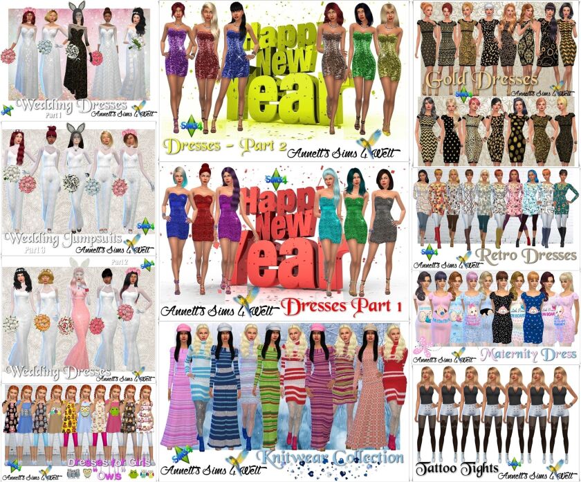 Annett's Creations 2015/16 * Part 4 1 Annett’s Creations 2015/16 * Part 4 Sims 4 CC