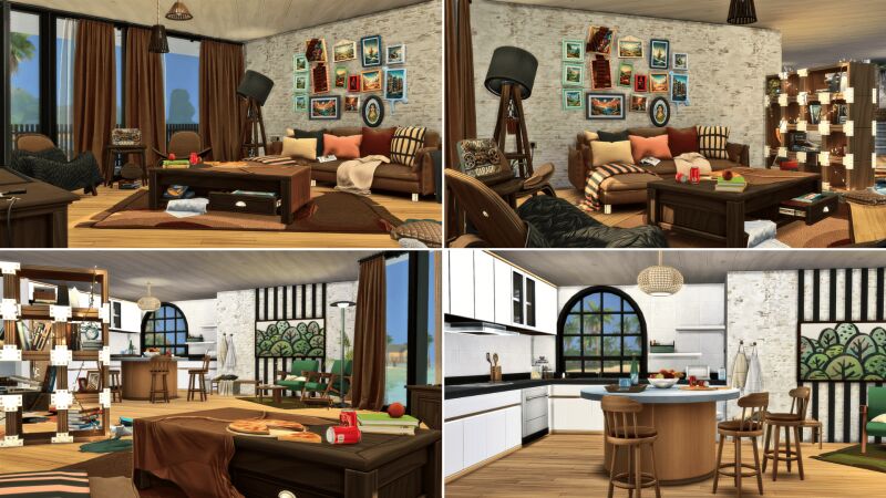 sims 4 cc arnation holiday house 6