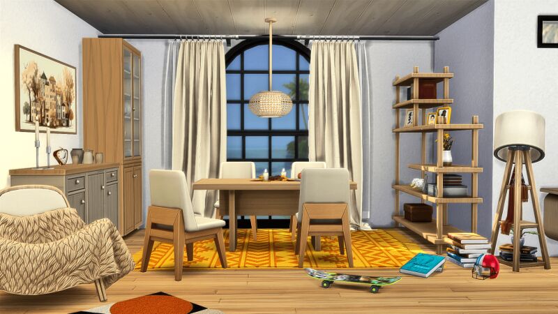 sims 4 cc arnation holiday house 8