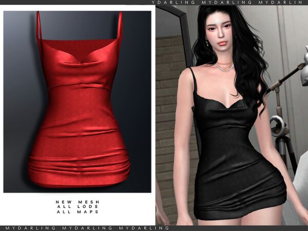 Elegant Asharry Dress for Sims 1 Elegant Asharry Dress for Sims Sims 4 CC