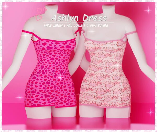 Ashlyn Dress ♡ By Irisarity 1 Ashlyn Dress ♡ By Irisarity Sims 4 CC