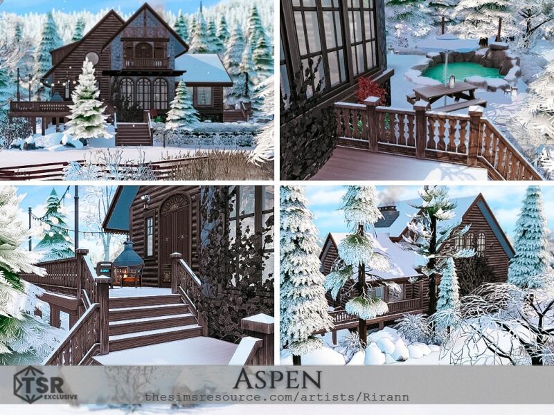 Aspen: Cozy Winter Home 9 sims 4 cc aspen 2