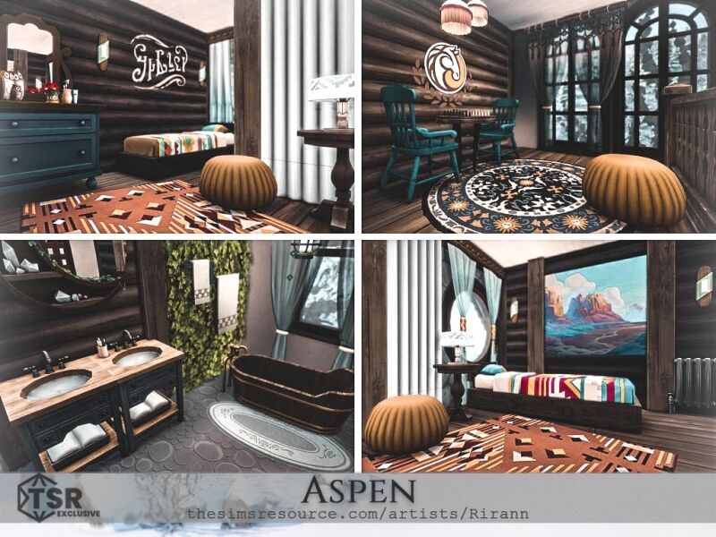 Aspen: Cozy Winter Home 2 sims 4 cc aspen 8