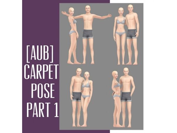 Stylish Carpet Pose Collection 1 Stylish Carpet Pose Collection Sims 4 CC