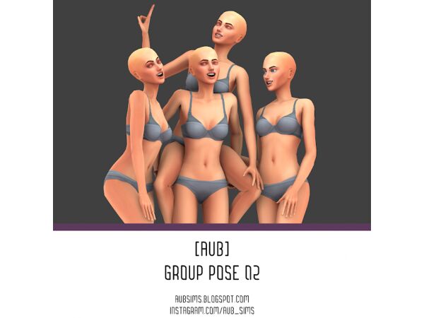AUB Posepack 73 5 sims 4 cc aub posepack 73 3