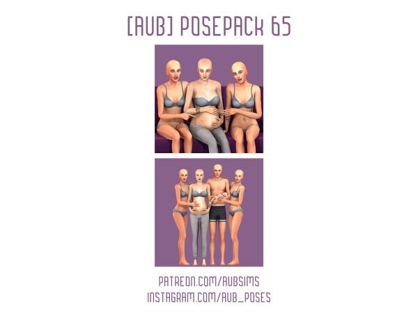 Posepack 74: Perfect Couple and Family Poses 5 sims 4 cc aub posepack 74 2