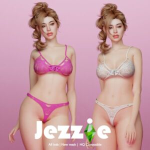 Aulia Linggerie By Jezzie.ts4 Sims 4 CC
