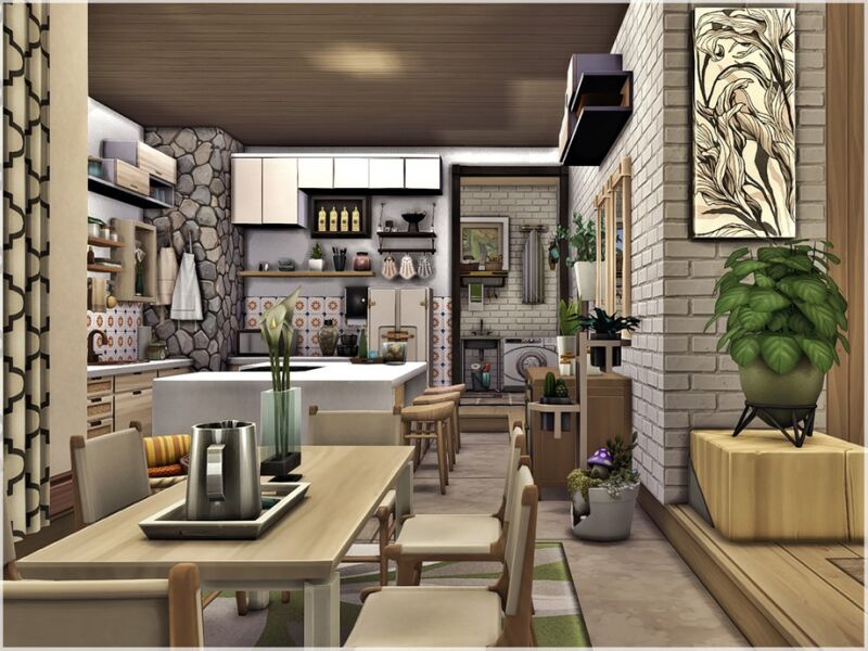 Autumn Cozy House: A Perfect Autumn Retreat 3 sims 4 cc autumn cozy house by ray sims 5