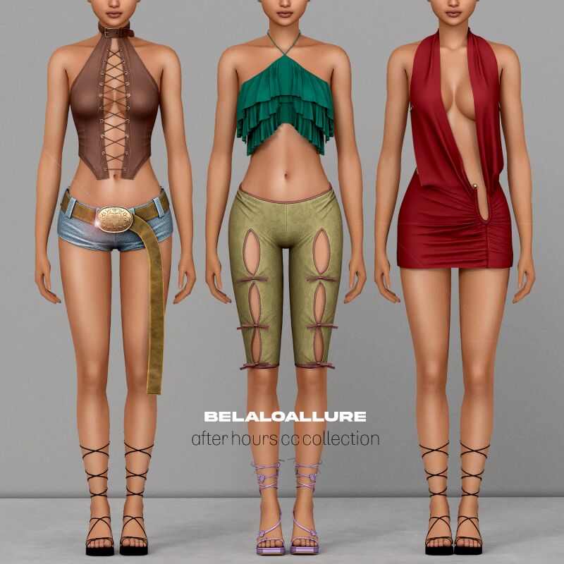 Stunning Lykke Dress from Belaloallure's After Hours Collection 4 sims 4 cc belaloallure lykke dress after hours cc collection 2