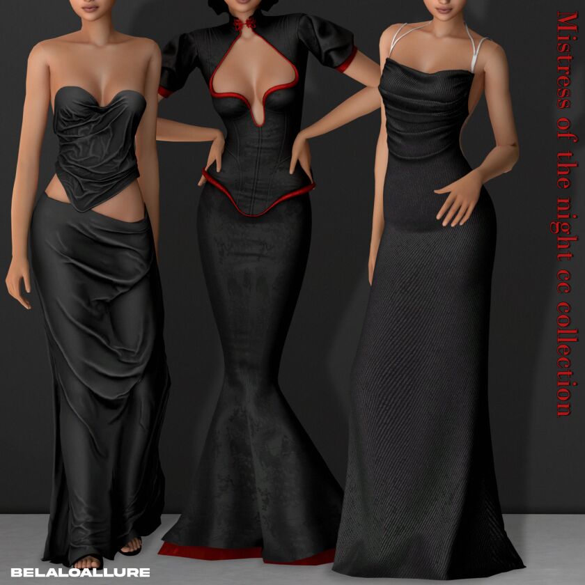Spooky Season CC Collection by Belaloallure 1 Spooky Season CC Collection by Belaloallure Sims 4 CC