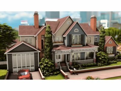 Spacious Family Home by PlumbobKingdom Sims 4 CC