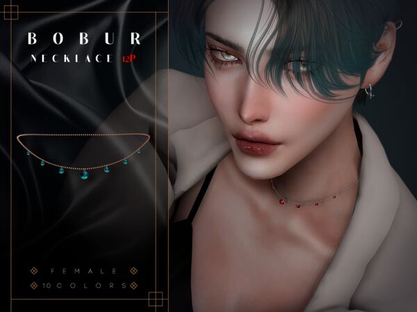 Elegant Bobur Necklace Collection 1 Elegant Bobur Necklace Collection Sims 4 CC