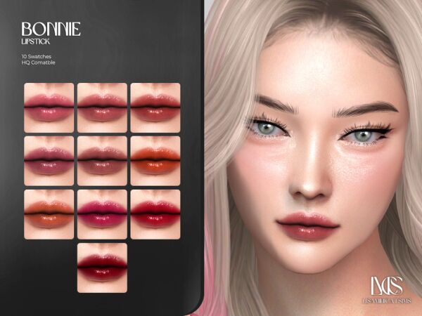 Bonnie Lipstick by Lisaminicatsims 1 Bonnie Lipstick by Lisaminicatsims Sims 4 CC