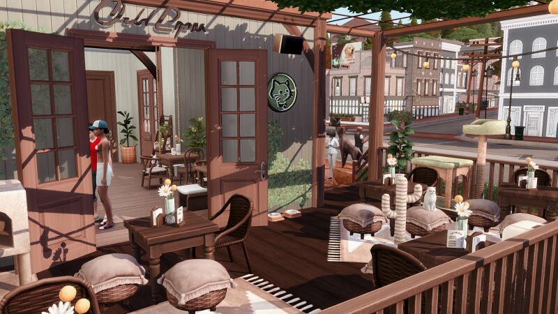 Brindleton Cat Cafe by Bojanasimsyt 7 sims 4 cc brindleton cat cafe by bojanasimsyt 3