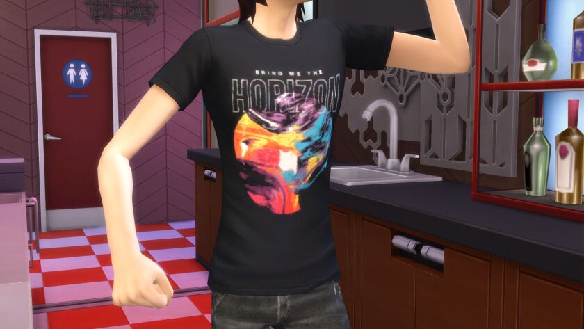 Bring ME The Horizon Tees 1 Bring ME The Horizon Tees Sims 4 CC