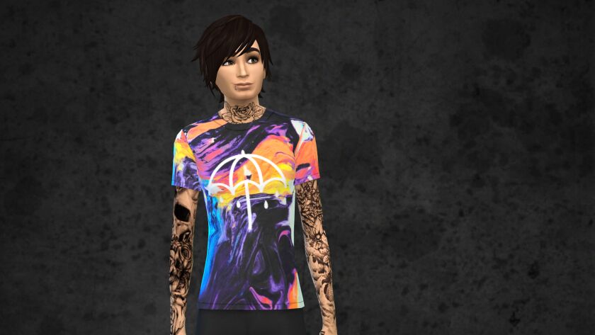 Bring ME The Horizon Tees 8 sims 4 cc bring me the horizon tees 14