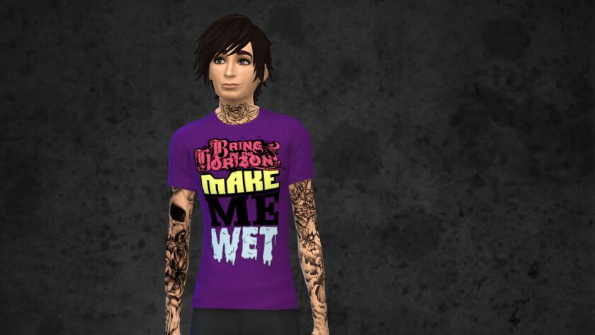 Bring ME The Horizon Tees 7 sims 4 cc bring me the horizon tees 15
