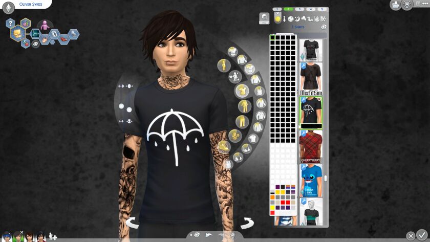 Bring ME The Horizon Tees 17 sims 4 cc bring me the horizon tees 5